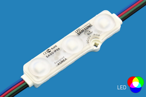Led Sonic Samsung 3 LEDs 1,2w 12v IP68 RGB