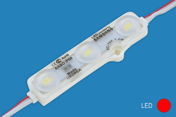 Led Sonic Samsung 3 LEDs 1,2w 12v IP68 Red