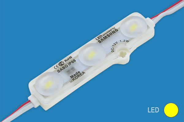 Led Sonic Samsung 3 LEDs 1,2w 12v IP68 Yellow
