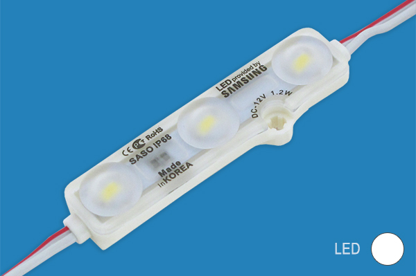Led Sonic Samsung 3 LEDs 3500K 1,2w 12v IP68 White