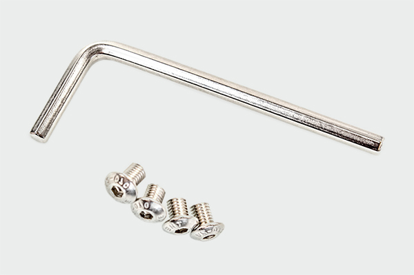 WetMaxx Squeegee - Application Kit Short (Screws + Allen Key)